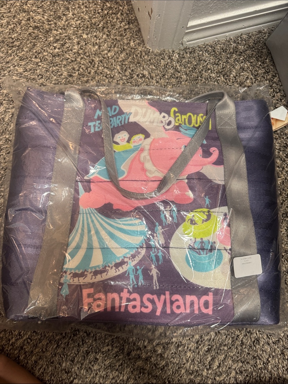 Harveys Fantasyland Purple Pink Graphic Tote Bag